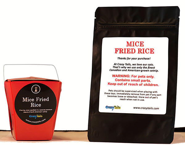 Mice Fried Rice: A Catnip Extravaganza (BLACK Box w/Red Bag or RED Box w/Black Bag)